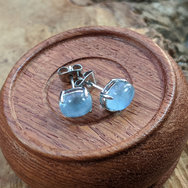 Aquamarine deals post earrings