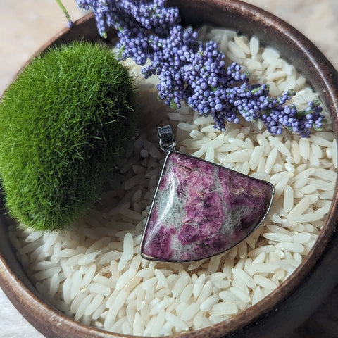 Rubellite in Quartz Pendant~JSTSTRQ2