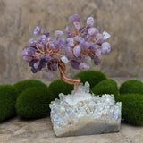 Angel Aura & Lepidolite Gem Tree~CRAALPGT