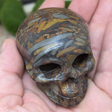 Bamboo Jasper Skull~CRBAMJS1