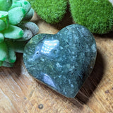 Epidote in Prehnite Heart~CRCEPHT1