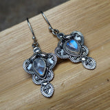 Rainbow Moonstone Earrings~JSRMOONE