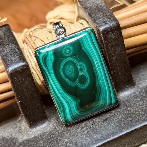 Malachite Pendant~JSTMAL08