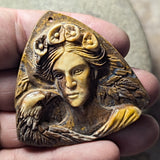 Jasper "Nature Goddess" Carving~CRCRV072