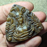 Jasper "High Priest" Carving~CRCRV050