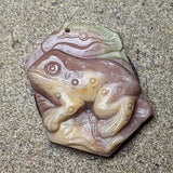 Jasper "Frog" Carving~CRCRV132