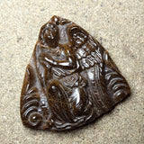 Tiger Eye "Angel's Prayer" Carving~CRCRV090