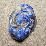 Lapis "Squirrel" Carving~CRCRV141