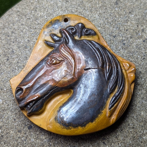 Jasper "Wildfire" Horse Carving~CRCRV122