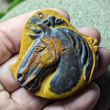 Jasper "Wildfire" Horse Carving~CRCRV122