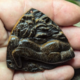 Tiger Eye "The Muse II" Carving~CRCRV069