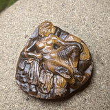 Tiger Eye "Repose" Carving~CRCRV039