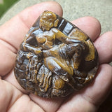 Tiger Eye "Repose" Carving~CRCRV039