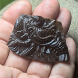 Tiger Eye "Rock Lobster" Carving~CRCRV161