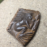 Tiger Eye "Sleeping" Carving~CRCRV035