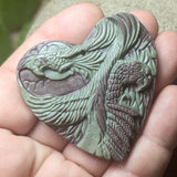 Limestone "Bird of Paradise" Carving~CRCRV019