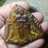 Tiger Eye "Shiva & shakti" Carving~CRCRV078