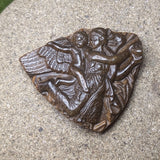 Tiger Eye "Mother & Child Angels" Carving~CRCRV094