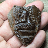 Tiger Eye "Mermaid" Carving~CRCRV033