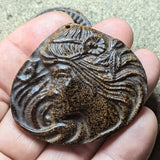 Tiger Eye "Goddess" Carving~CRCRV056