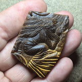 Tiger Eye "Sleeping" Carving~CRCRV037