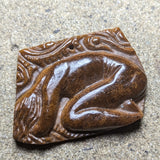 Tiger Eye "Curled Up" Carving~CRCRV065