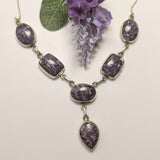 Lithium Lepidolite Necklace~JSSLEPIN