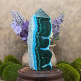 Malachite and Chrysocolla Tower~CRMALCH3