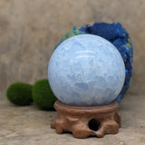 Blue Calcite Sphere~CRBLCSPH