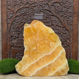 Yellow Calcite Display Carving~CRYCALD1