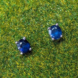 Sapphire Post Earrings~JSSSPEAR