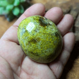 Green Opal Palm Stone~CRGOPS03