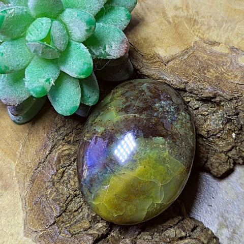 Green Opal Palm Stone~CRGOPS04