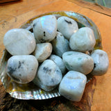 Tumbled Rainbow Moonstone~TUMRMOO