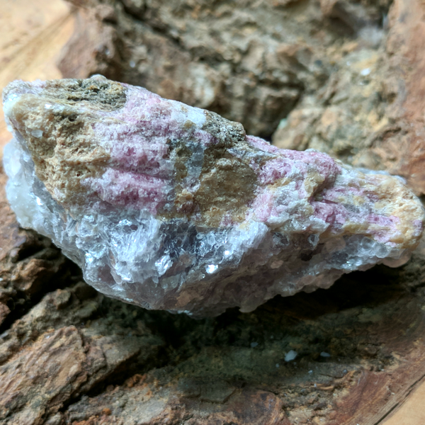 Pink Tourmaline & Lepidolite in Quartz specimen~CRTSPTQ9 – EarthSpeak