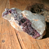 Rubellite Red Tourmaline in Quartz specimen~CRTSPT14