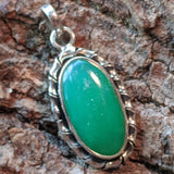 Chrysoprase Pendant~JSSCHRP1