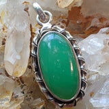 Chrysoprase Pendant~JSSCHRP1