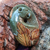 Polychrome Jasper Panther Carving~ CRACARV7