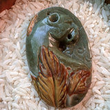 Polychrome Jasper Panther Carving~ CRACARV7