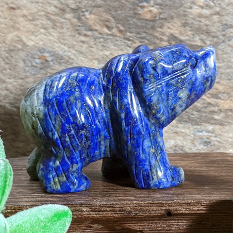 Lapis lazuli shop carving