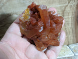 Tangerine Quartz Cluster~CRTQTZ09