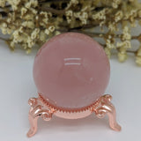 Star Rose Quartz Sphere~CRSRQSP3