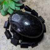 Black Tourmaline Palm Stone~CRBTPS05