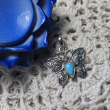 Larimar Butterfly Pendant~JSSBLARP