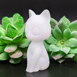 White Jade Cat~CRWJCAT4