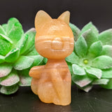 Yellow Calcite Cat~CRYCCATC