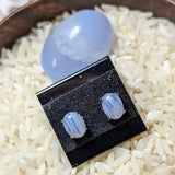 Blue Lace Agate Post Earrings~JSSBLA06