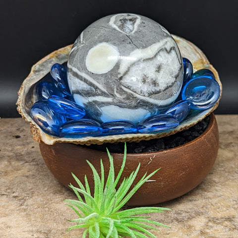 Shell Marble Sphere~CRSHMSP1