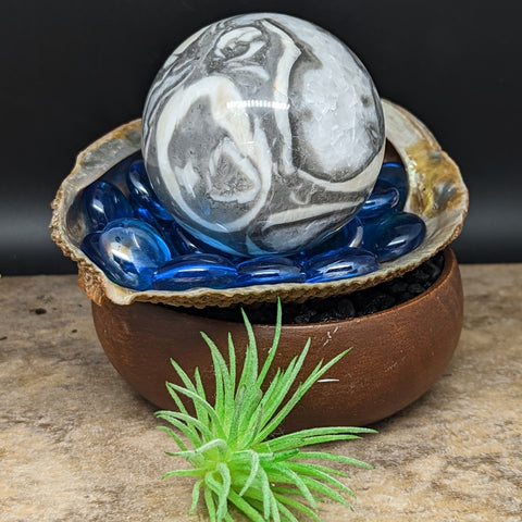 Shell Marble Sphere~CRSHMSP2